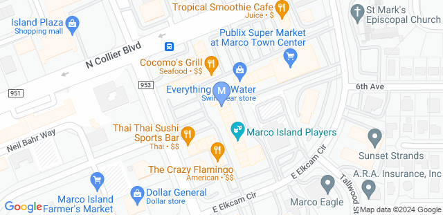 Map to Marco Sharks MMA